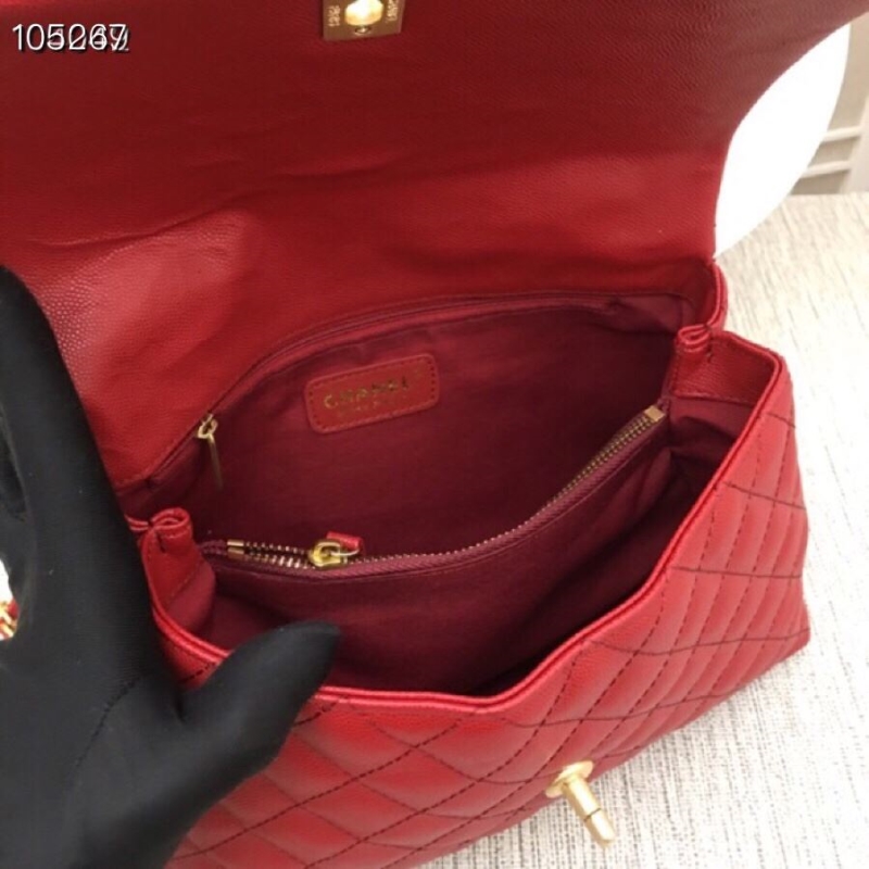 Ch**el top handle bags